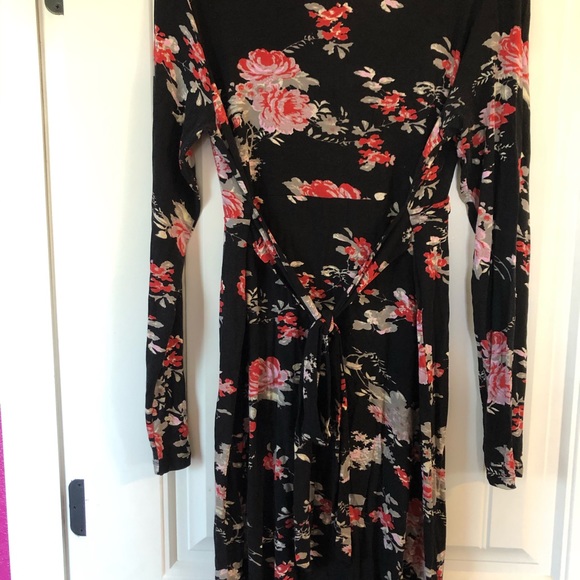 Maternity Wrap Dress - Picture 2 of 3